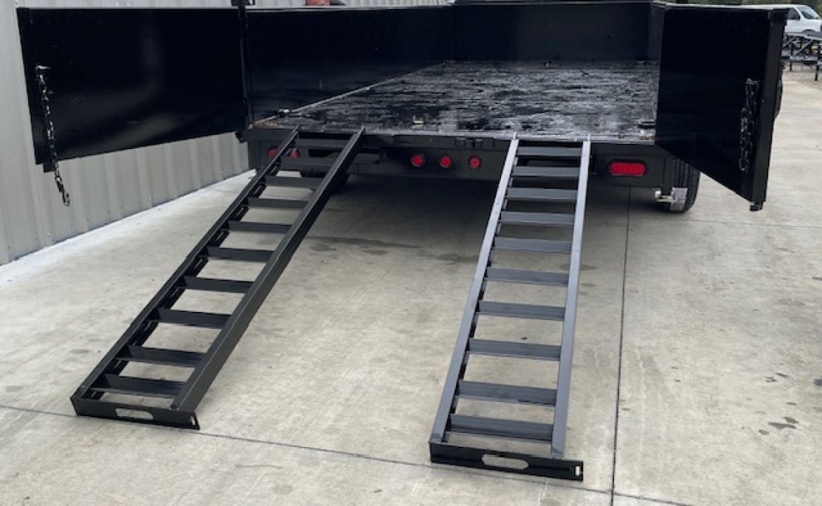 New 2026 TOP HAT 83X16 BUMPER PULL DUMP TRAILER, (2)7000#AXLES, GVWR 14000# 2' SIDE WALLS