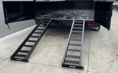 New 2026 TOP HAT 83X16 BUMPER PULL DUMP TRAILER, (2)7000#AXLES, GVWR 14000# 2' SIDE WALLS