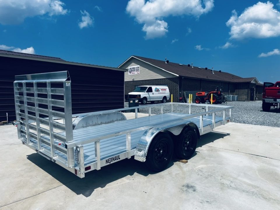 New 2027 Nexhaul 7X16 Aluminum Landscaping Trailer 7K