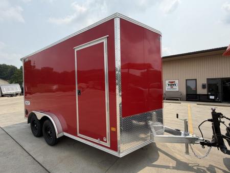 New 2026 High Country Xpress Trailers 7.5x14 XLT PRO Enclosed Trailer - Red - w/ Ramp - 7000# GVWR