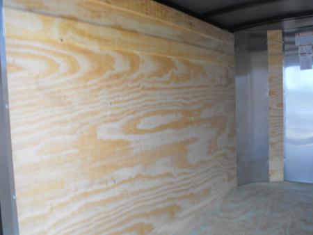 New Enclosed Trailer 4 X 8 Ramp Door 5' Int 080 Skin Silver Mist