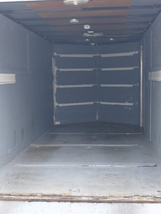 Used 2012 7' x 16' White Enclosed Trailer Dual Axle