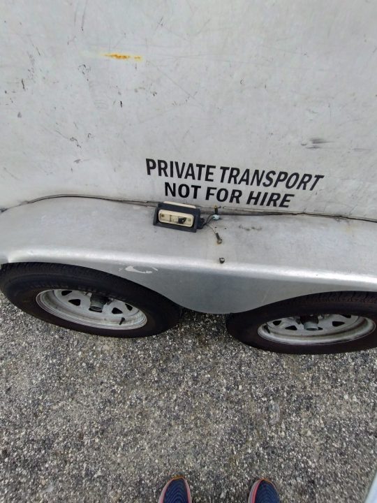 Used 2012 7' x 16' White Enclosed Trailer Dual Axle