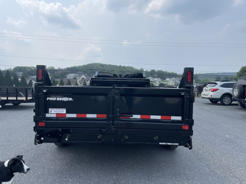New 2026 Sure-Trac 82"X14' Gooseneck Pro Series 15.4k Dump Trailer