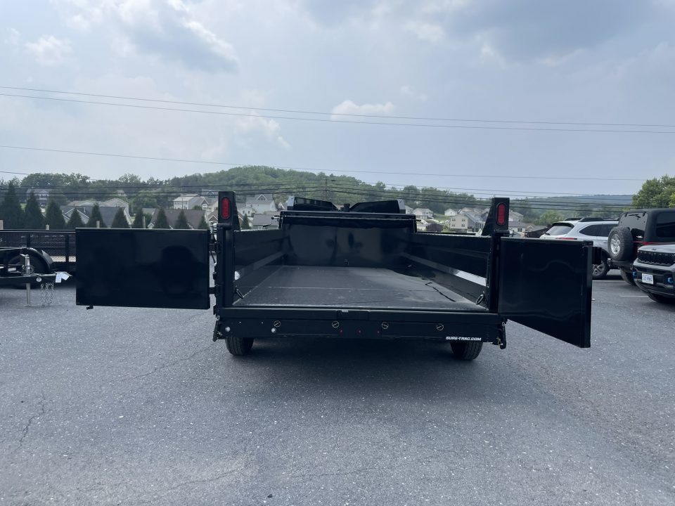 New 2026 Sure-Trac 82"X14' Gooseneck Pro Series 15.4k Dump Trailer