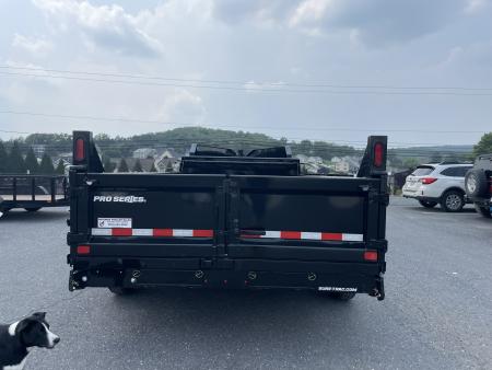 New 2026 Sure-Trac 82"X14' Gooseneck Pro Series 15.4k Dump Trailer
