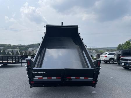 New 2026 Sure-Trac 82"X14' Gooseneck Pro Series 15.4k Dump Trailer