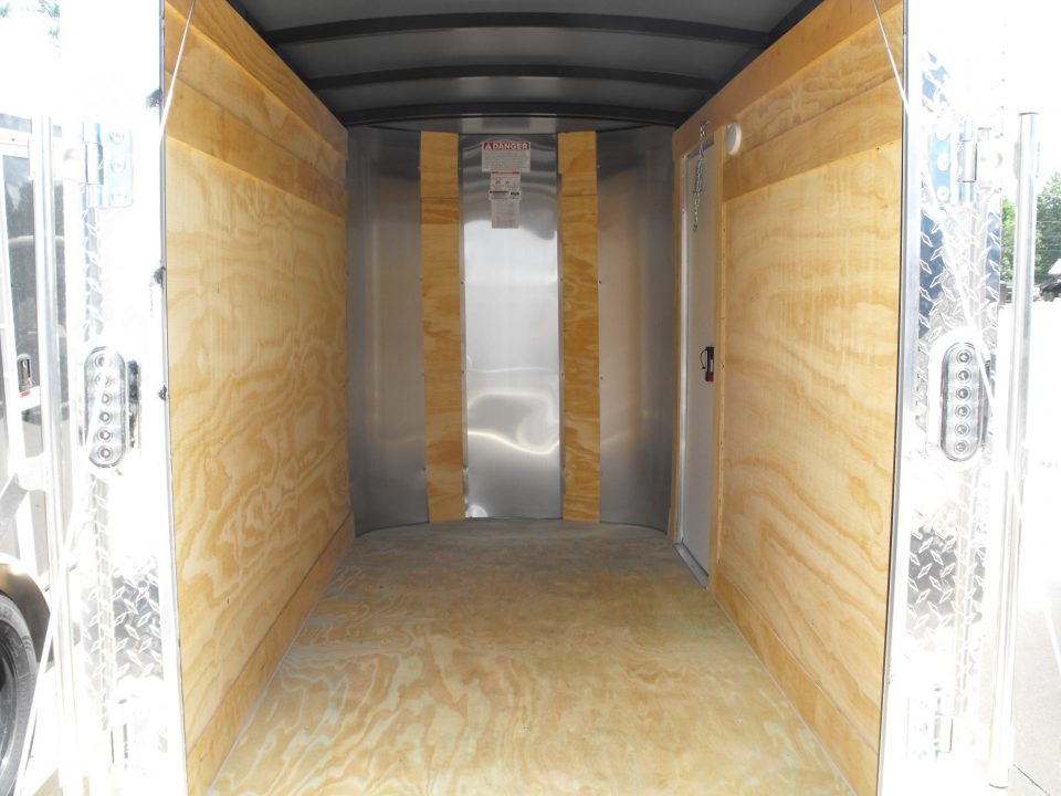 New Enclosed Trailer 4 X 8 Ramp Door 5' Int 080 Skin Charcoal