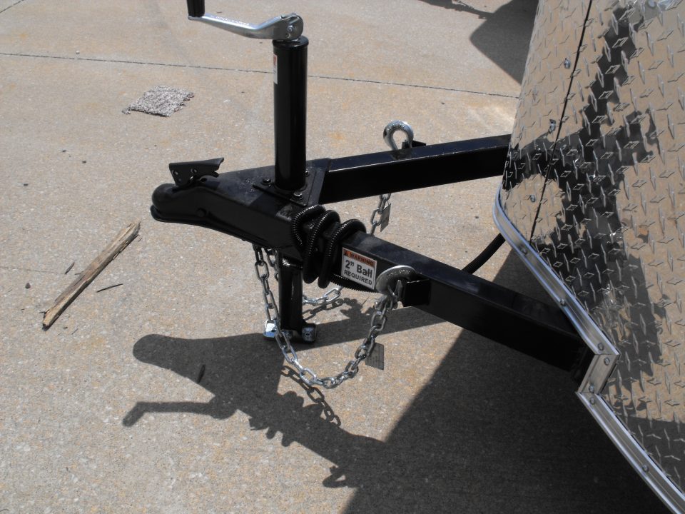 New Enclosed Trailer 4 X 8 Ramp Door 5' Int 080 Skin Charcoal