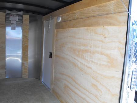 New Enclosed Trailer 4 X 8 Ramp Door 5' Int 080 Skin Charcoal