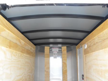 New Enclosed Trailer 4 X 8 Ramp Door 5' Int 080 Skin Charcoal