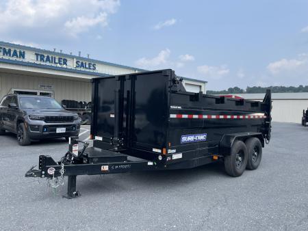 New 2026 Sure-Trac 7X14 3' Sides Dump Trailer DEMO TRAILER