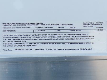 New *2026 Cross Trailers ALPHA 8.5 x 18 Cargo / Enclosed Trailer