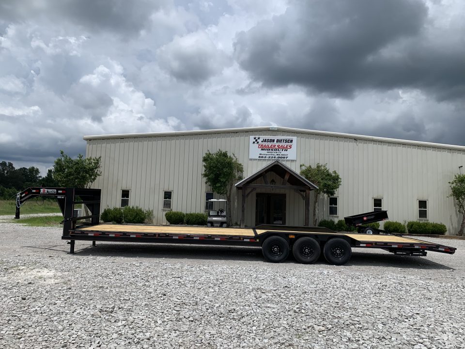 New 2026 Triple R 102X36 GOOSENECK TRIPLE AXLE 21K DRIVE OVER FENDERS
