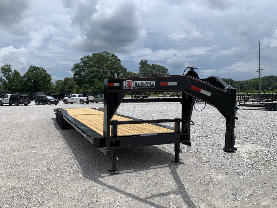 New 2026 Triple R 102X36 GOOSENECK TRIPLE AXLE 21K DRIVE OVER FENDERS