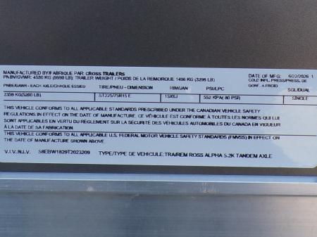 New *2026 Cross Trailers ALPHA 8.5 x 18 Cargo / Enclosed Trailer