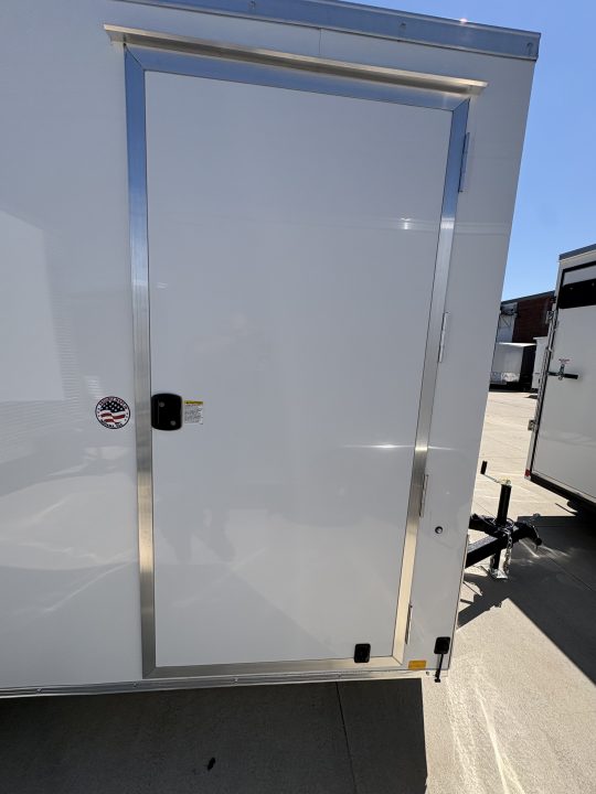 New 2027 Impact Trailers 6X12 QUAKE RAMP DOOR WHITE Cargo / Enclosed Trailer