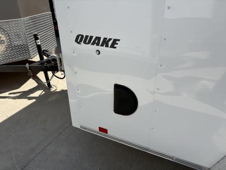 New 2027 Impact Trailers 6X12 QUAKE RAMP DOOR WHITE Cargo / Enclosed Trailer