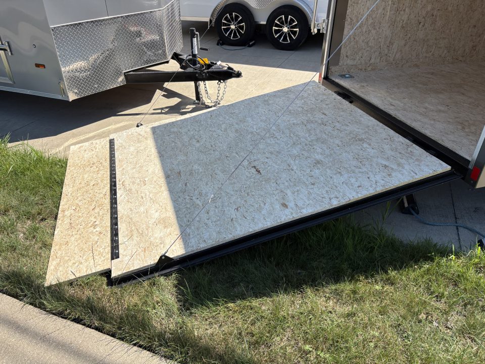 New 2027 Impact Trailers 6X10 QUAKE RAMP DOOR CHARCOAL Cargo / Enclosed Trailer