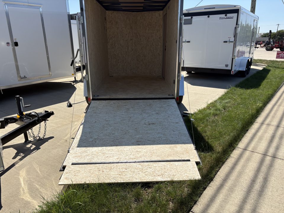 New 2027 Impact Trailers 6X10 QUAKE RAMP DOOR CHARCOAL Cargo / Enclosed Trailer