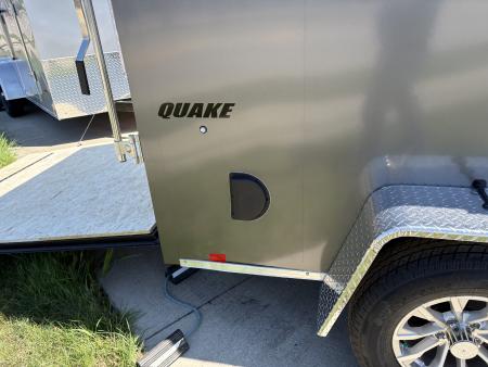 New 2027 Impact Trailers 6X10 QUAKE RAMP DOOR CHARCOAL Cargo / Enclosed Trailer