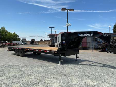New 2026 Diamond C Trailers FMAX207L25X102MR 8.5FT X 25FT 15.5K GVW Gooseneck Equipment Trailer