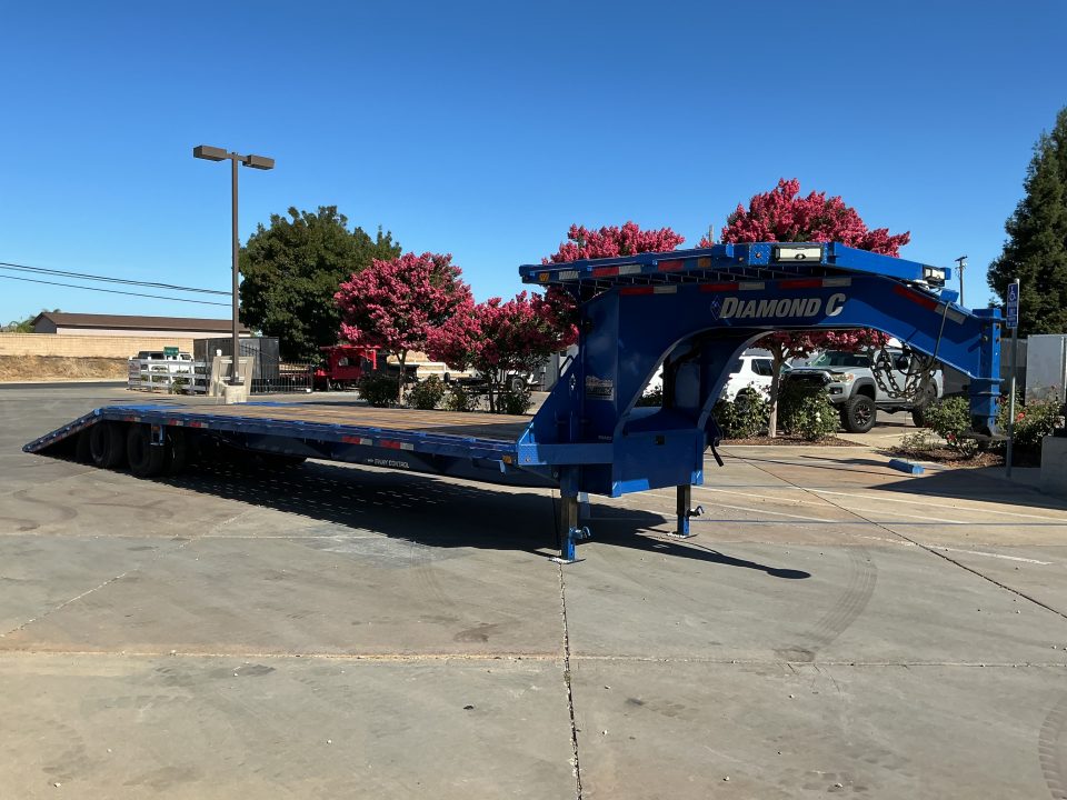 Used 2024 Diamond C Trailers FMAX216L38x102HDT 8.5FT x 38FT 40k GVW Equipment Trailer