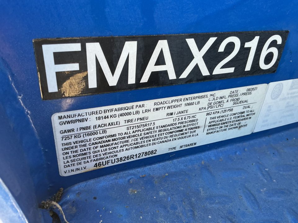 Used 2024 Diamond C Trailers FMAX216L38x102HDT 8.5FT x 38FT 40k GVW Equipment Trailer
