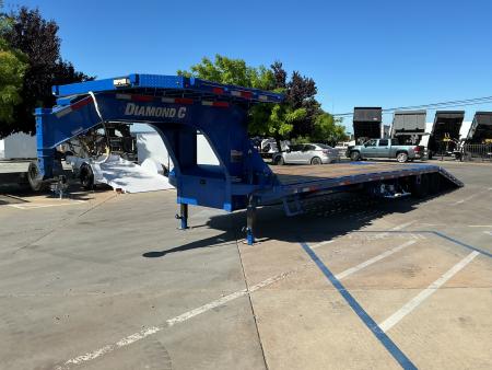 Used 2024 Diamond C Trailers FMAX216L38x102HDT 8.5FT x 38FT 40k GVW Equipment Trailer