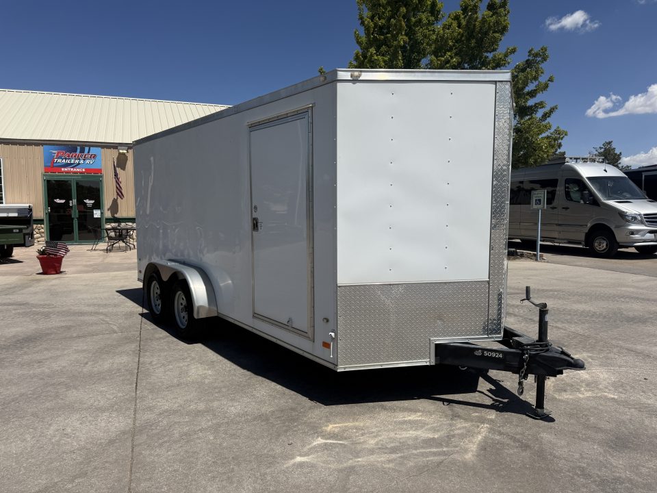 Used 2019 COVERED WAGON 7 x 16 TA2 Cargo / Enclosed Trailer