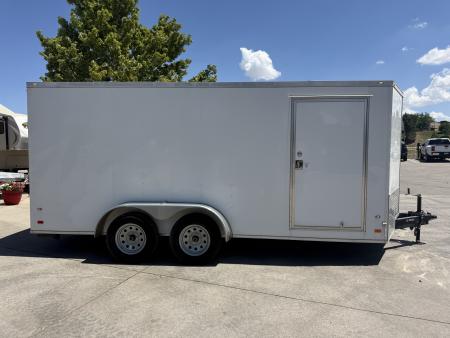 Used 2019 COVERED WAGON 7 x 16 TA2 Cargo / Enclosed Trailer