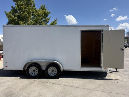 Used 2019 COVERED WAGON 7 x 16 TA2 Cargo / Enclosed Trailer