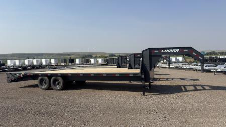 New 2026 Lamar 25' Deckover Gooseneck Trailer 14K