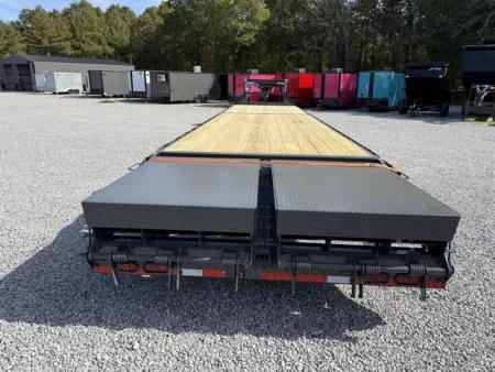 New 2027 Lamar Trailers 102X40 16k GVWR MEGA RAMPS Flatbed Trailer