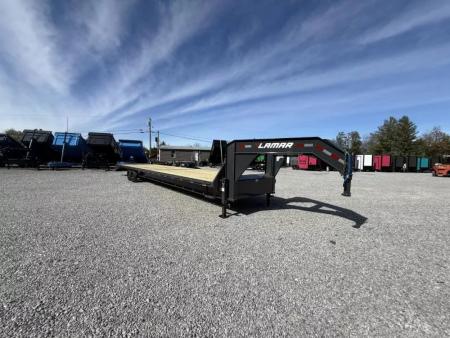 New 2027 Lamar Trailers 102X40 16k GVWR MEGA RAMPS Flatbed Trailer