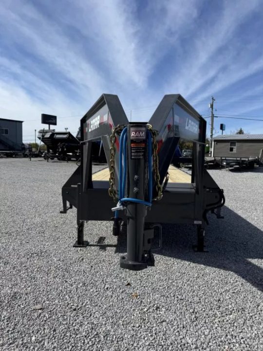 New 2027 Lamar Trailers 102X40 16k GVWR MEGA RAMPS Flatbed Trailer