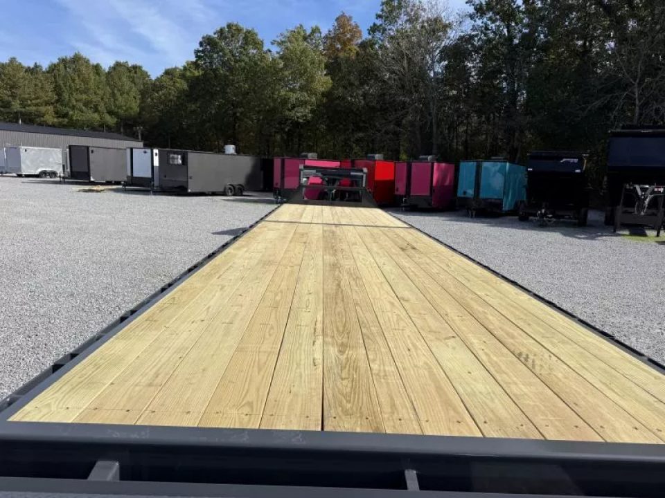 New 2027 Lamar Trailers 102X40 16k GVWR MEGA RAMPS Flatbed Trailer