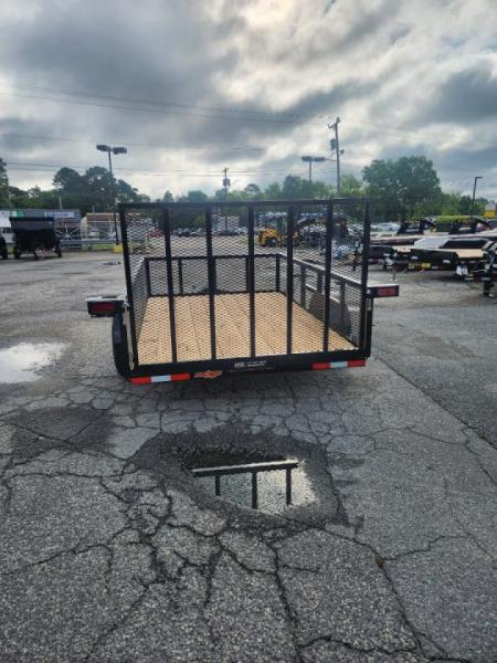 New 2026 Down 2 Earth Trailers 6x10 w/ Gate and 2' Expanded Metal Sides Utility Trailer