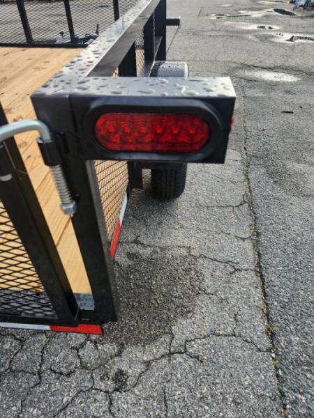 New 2026 Down 2 Earth Trailers 6x10 w/ Gate and 2' Expanded Metal Sides Utility Trailer
