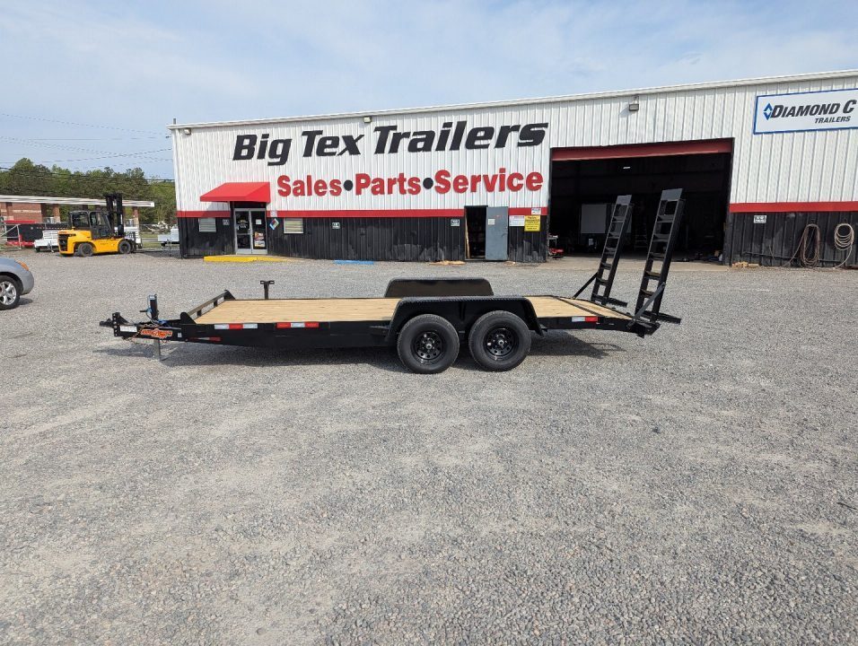 New 2026 Down 2 Earth Trailers 20ft 10K w/ Fold Up Ramps Equipment Trailer