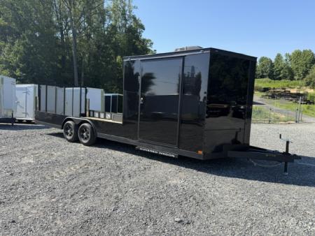 New 2026 Covered Wagon Trailers hybrid Cargo / Enclosed Trailer-24'