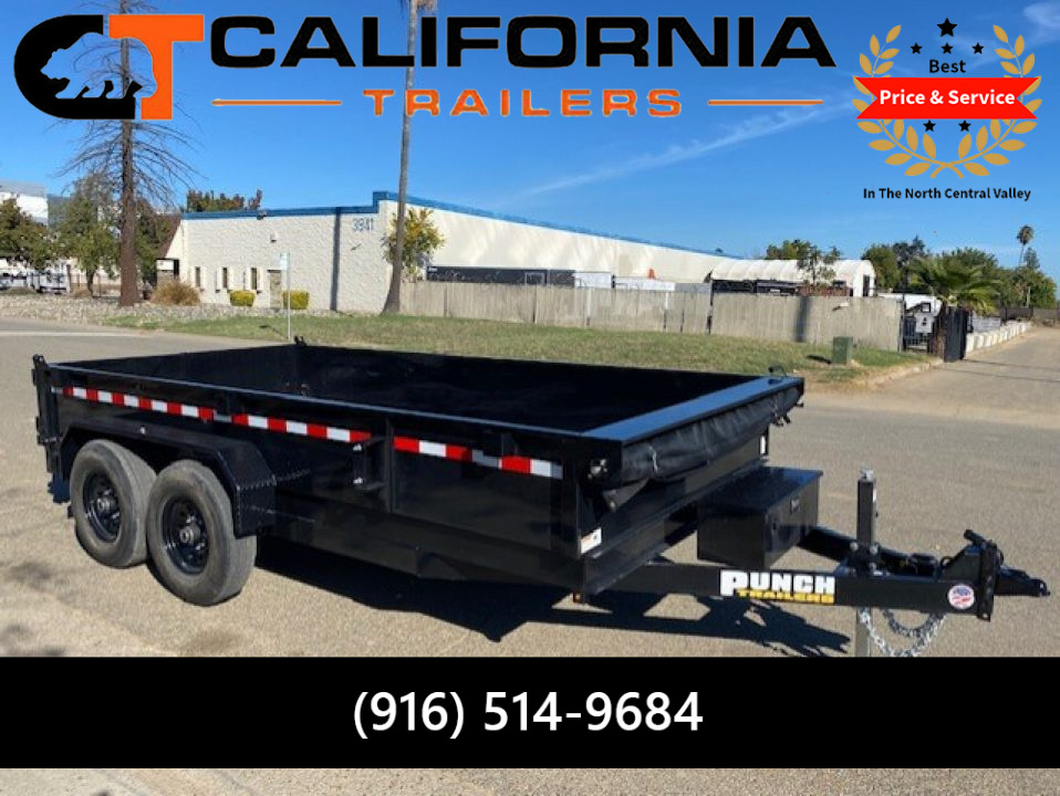 New 2026 Punch 83 x 14 Scissor Dump, 14K Dump Trailer
