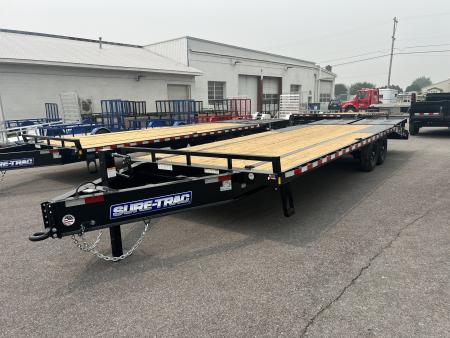 New 2026 Sure-Trac 8.5x25 (20+5) 15K HD Low Profile Deckover Trailer