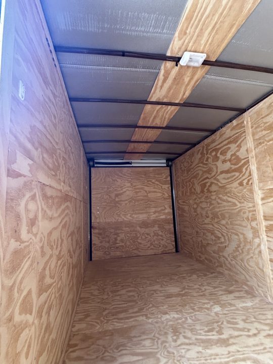 New 2026 Family Trailer 7x16 Tandem Axles Cargo / Enclosed Trailer- Screwless Exterior- Blackout Pkg.- Rear Spoiler