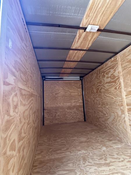 New 2026 Family Trailer 7x16 Tandem Axles Cargo / Enclosed Trailer- Screwless Exterior- Blackout Pkg.- Rear Spoiler
