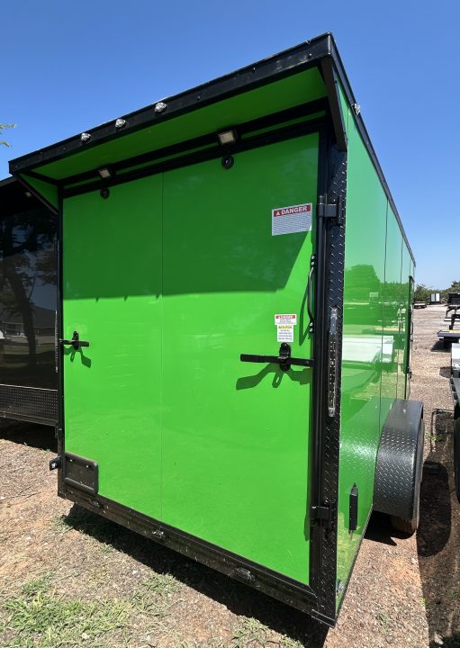New 2026 Family Trailer 7x16 Tandem Axle Cargo / Enclosed Trailer- Screwless Exterior- Blackout Pkg.- Rear Spoiler