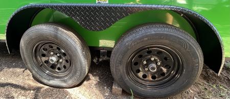 New 2026 Family Trailer 7x16 Tandem Axle Cargo / Enclosed Trailer- Screwless Exterior- Blackout Pkg.- Rear Spoiler