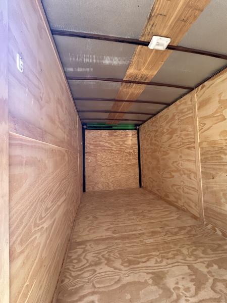 New 2026 Family Trailer 7x16 Tandem Axle Cargo / Enclosed Trailer- Screwless Exterior- Blackout Pkg.- Rear Spoiler