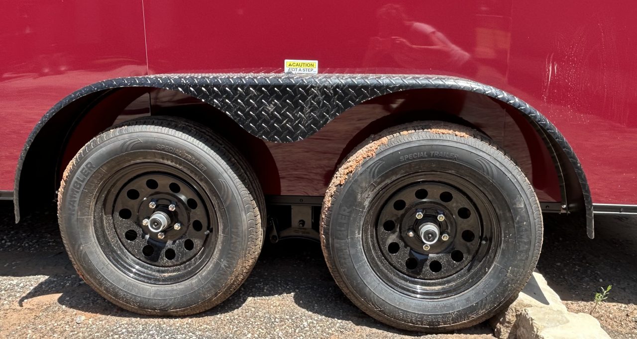 New 2026 Family Trailer 7x16 Tandem Axle Cargo / Enclosed Trailer- Screwless Exterior- Blackout Pkg- Rear Spoiler