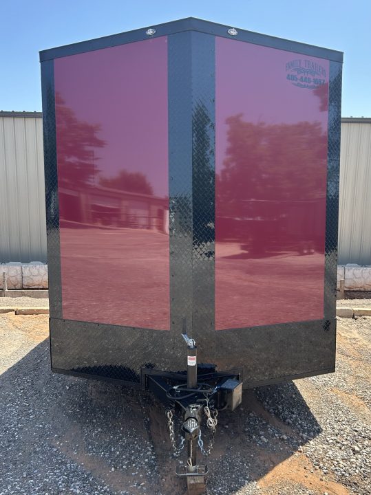 New 2026 Family Trailer 7x16 Tandem Axle Cargo / Enclosed Trailer- Screwless Exterior- Blackout Pkg- Rear Spoiler